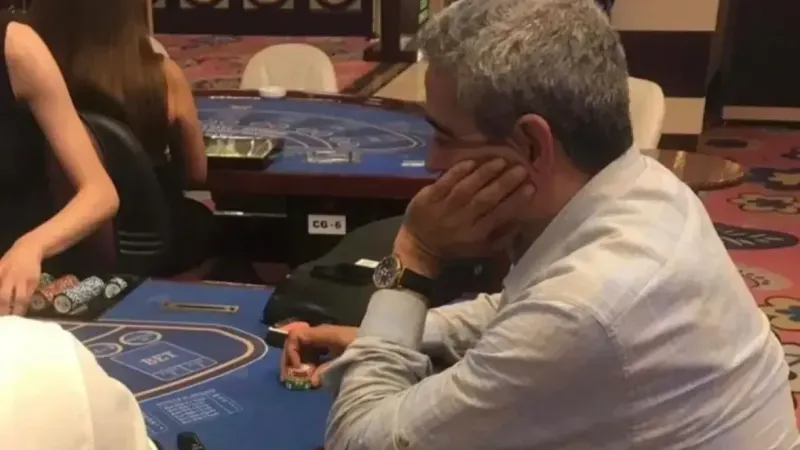 MHP Aydın İl Başkanı Haluk Alıcık, kumar masasında görüntülendi!