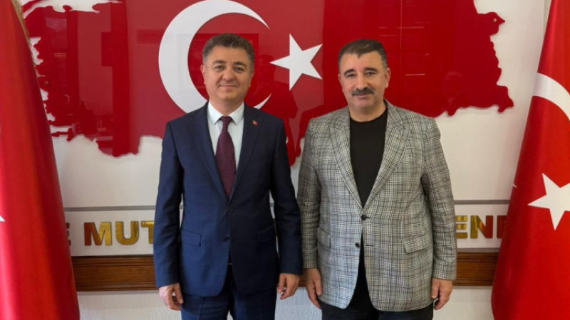 AK Parti Konak İlçe Başkanı Mehmet Sait Başdaş’tan Konak Kaymakamı Ediz Sürücü’ye Ziyaret