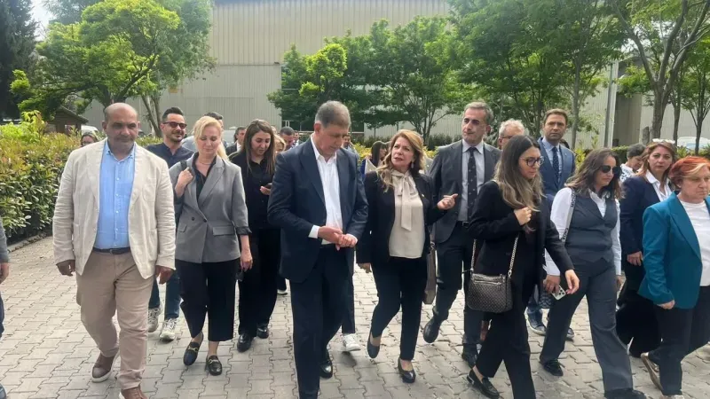 Cemil Tugay CHP Grubunun Yürüyüşüne Katıldı