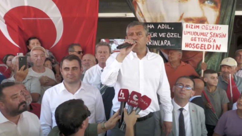 Özgür Özel'den Beydağ'da 