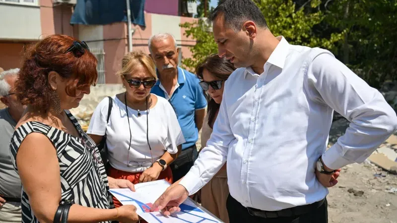 Başkan Eşki Serintepe'deki çalışmaları yerinde inceledi